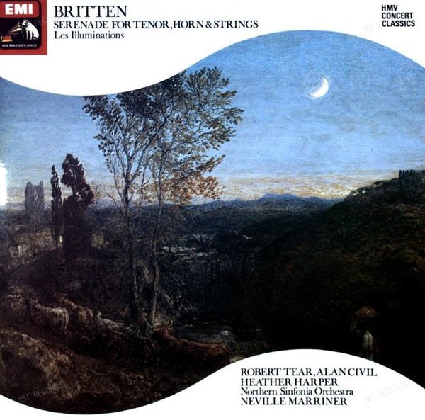 Robert Tear, Alan Civil - Britten: Serenade For Tenor UK LP 1971 (VG+/VG)