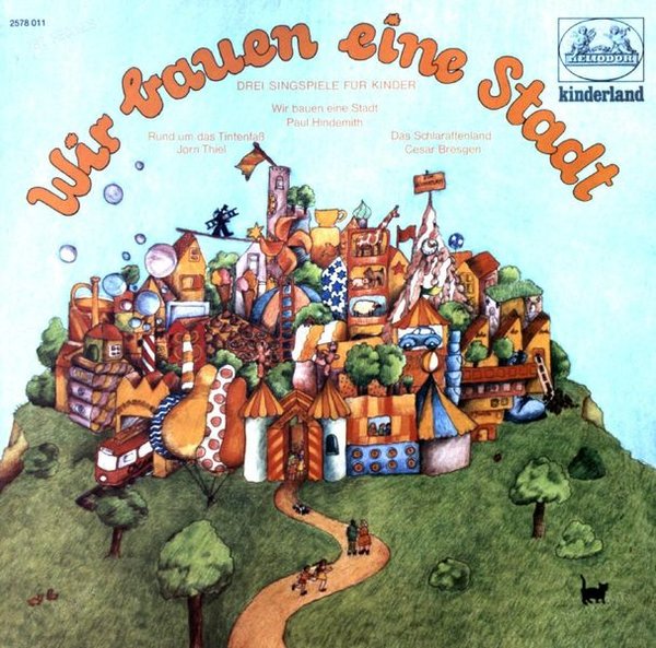 Various - Wir Bauen Eine Stadt (Drei Singspiele Für Kinder) GER LP (VG+/VG+)