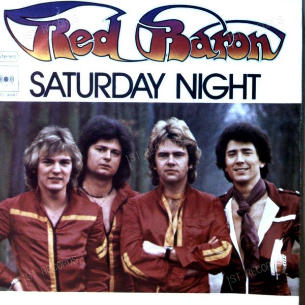 Red Baron - Saturday Night 7in 1977 (VG+/VG+) (VG+/VG+)