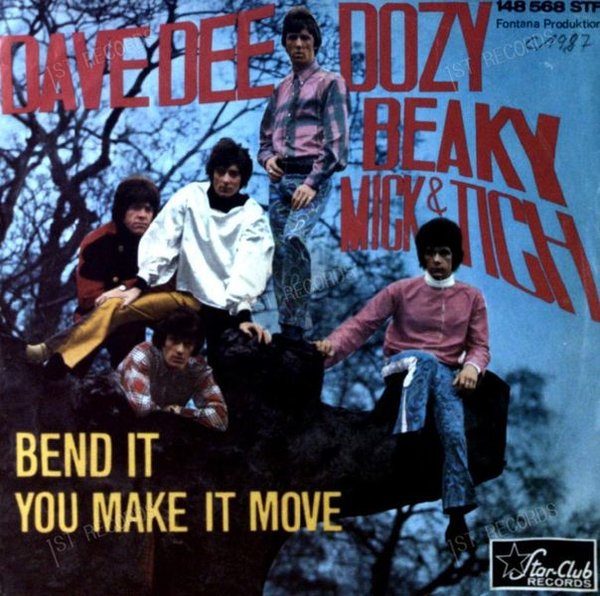 Dave Dee, Dozy, Beaky, Mick & Tich - Bend It / You Make It.. GER 7in 1966 (VG+/VG+)