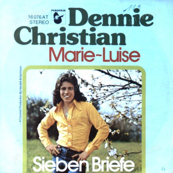 Dennie Christian - Marie-Luise / Sieben Briefe 7in 1975 (VG+/VG) (VG+/VG)