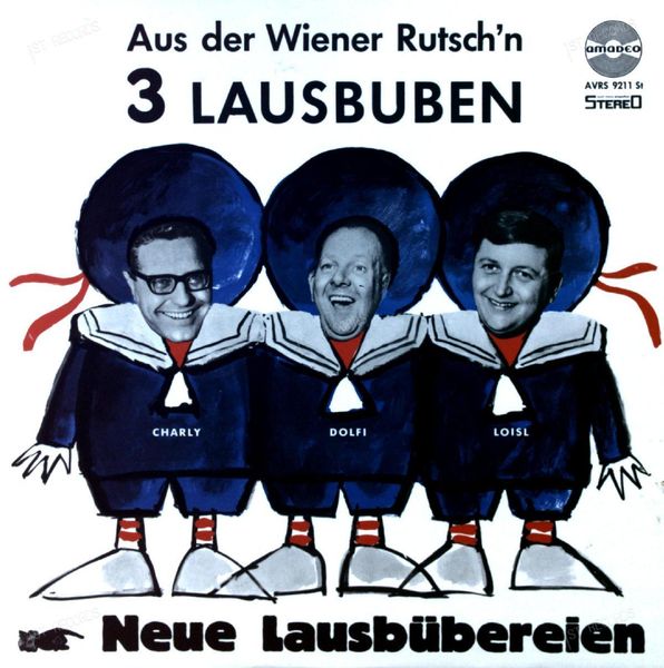 3 Lausbuben - Aus Der Wiener Rutsch'n- Lausbübereien AUT LP 1966 (VG/VG) (VG/VG)