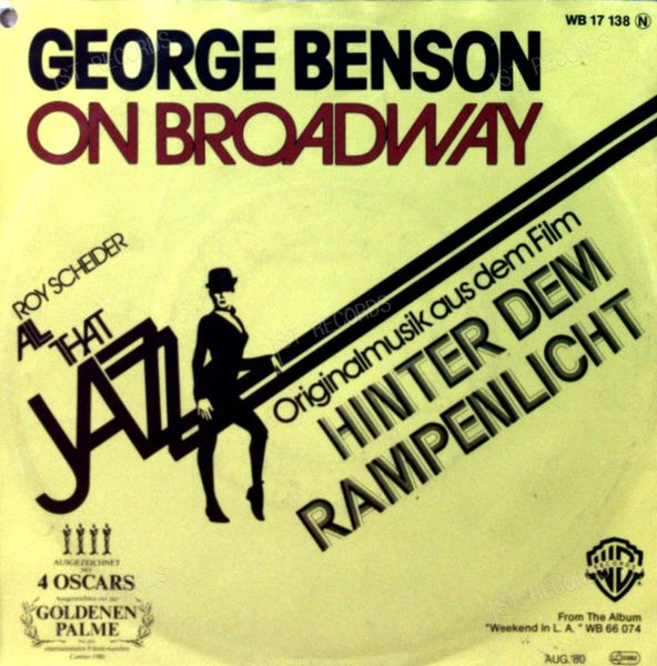 George Benson - On Broadway 7in 1978 (VG+/VG) (VG+/VG)