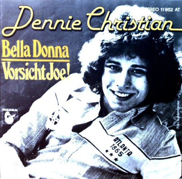 Dennie Christian - Bella Donna GER 7in 1978 (VG/VG+) (VG/VG+)