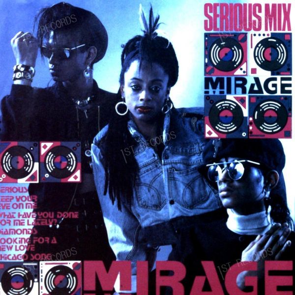 Mirage - The Serious Mix Germany, Austria, & Switzerland 7in 1987 (VG/VG+) (VG/VG+)