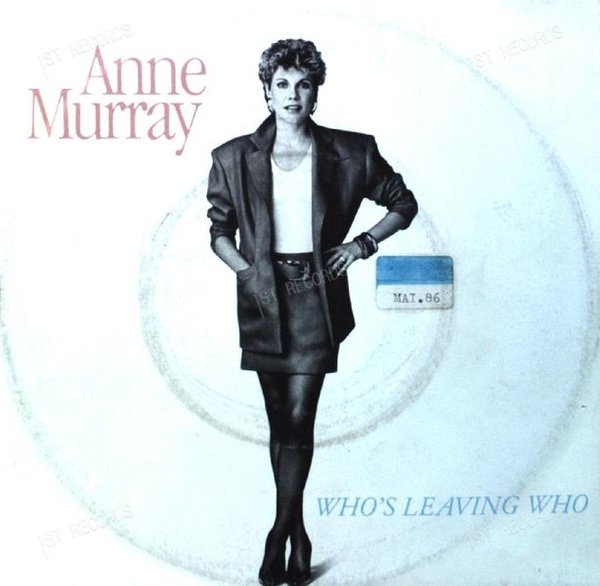 Anne Murray - Who's Leaving Who 7in 1986 (VG/VG) (VG/VG)