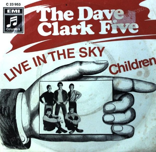The Dave Clark Five - Live In The Sky / Children 7in 1968 (VG/VG) (VG/VG)