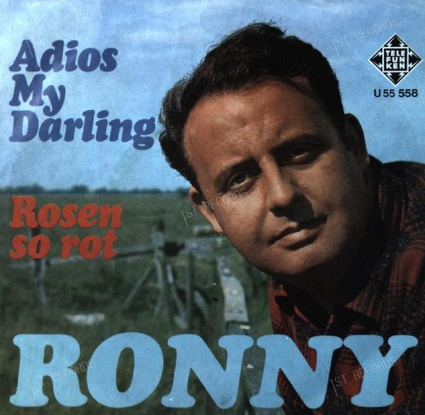 Ronny - Adios My Darling / Rosen So Rot 7in 1967 (VG/VG) (VG/VG)