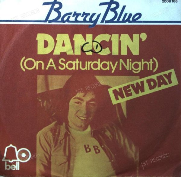 Barry Blue - Dancin' (On A Saturday Night) / New Day 7in 1973 (VG/VG) (VG/VG)