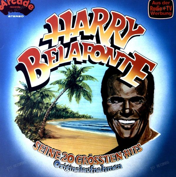 Harry Belafonte - Seine 20 Grössten Hits (Originalaufnahmen) LP (VG+/VG+) (VG+/VG+)