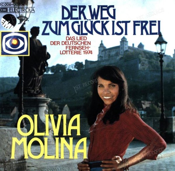 Olivia Molina - Der Weg Zum Glück Ist Frei 7in 1974 (VG+/VG+)