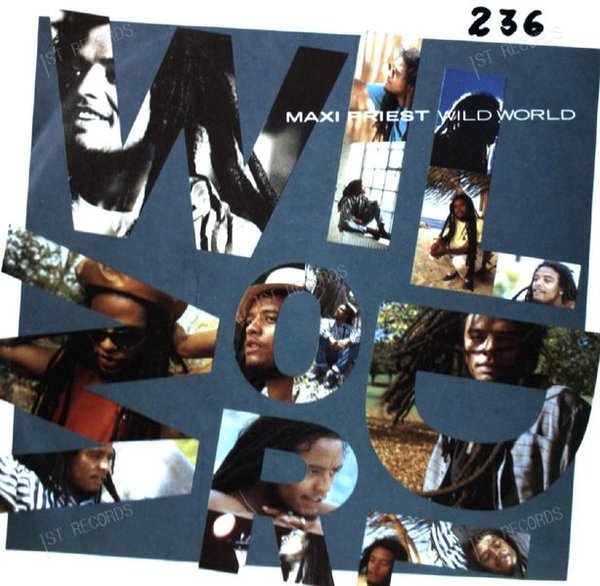 Maxi Priest - Wild World 7in 1988 (VG+/VG+)
