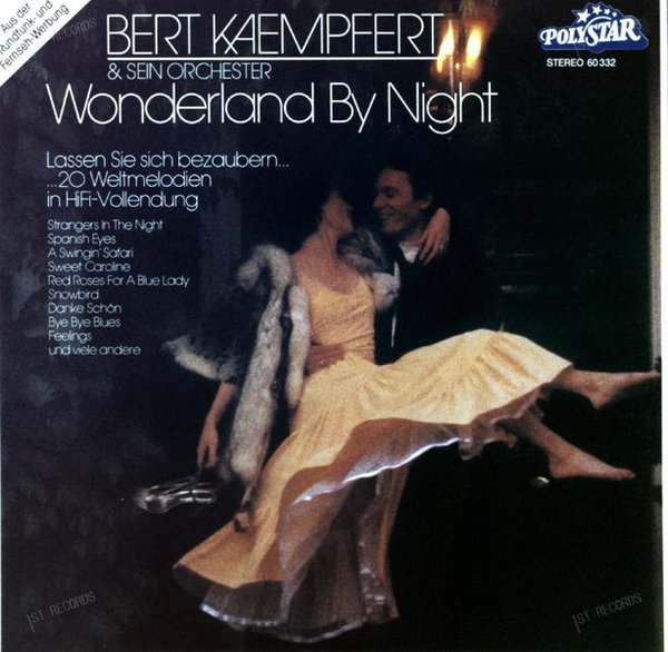 Bert Kaempfert - Wonderland By Night LP (VG+/VG+)