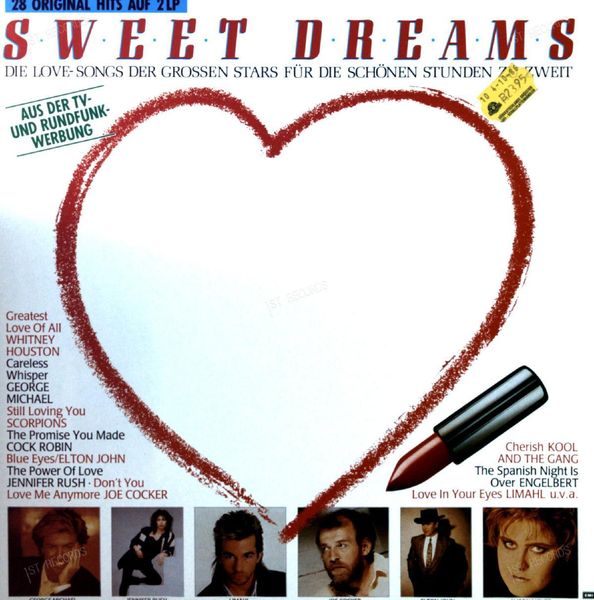 Various - Sweet Dreams - Die Schönsten Love Songs Der Großen Stars 2LP 1986 (VG+/VG+)