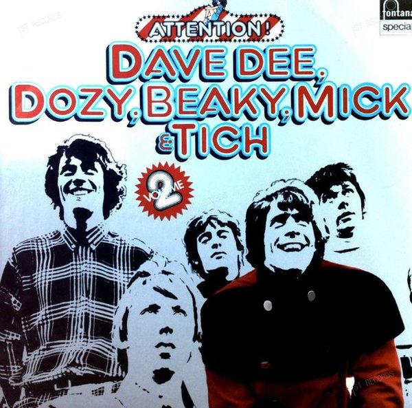 Dave Dee, Dozy, Beaky, Mick & Tich - Attention! Dave Dee, Volume 2 LP (VG/VG)