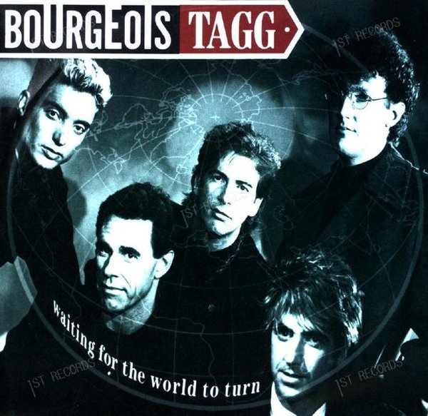 Bourgeois Tagg - Waiting For The World To Turn 7in 1987 (VG+/VG+)