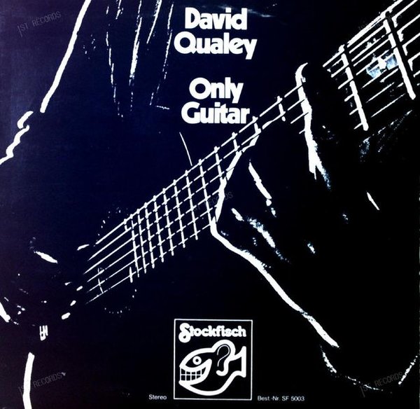 David Qualey - Only Guitar LP 1975 (VG/VG)