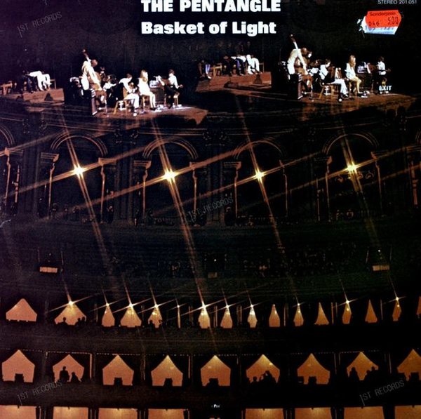 Pentangle - Basket Of Light LP 1970 (VG/VG)