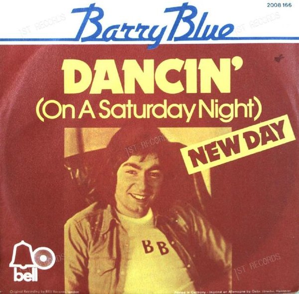 Barry Blue - Dancin' (On A Saturday Night) / New Day 7in 1973 (VG/VG)