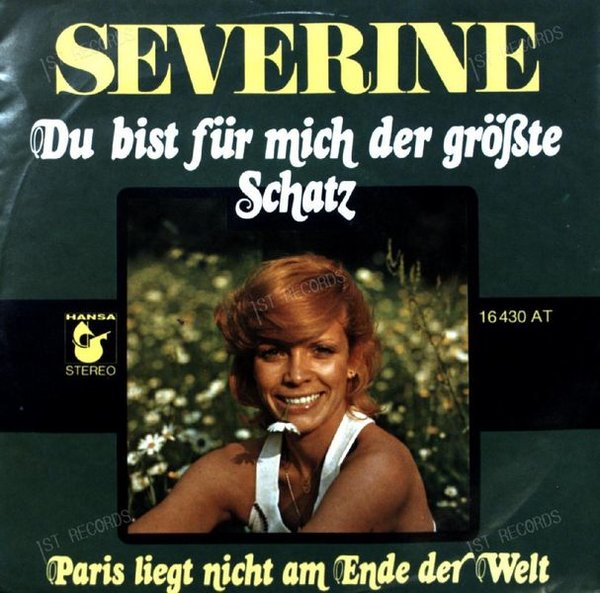 Severine - Du Bist Für Mich Der Größte Schatz 7in 1975 (VG+/VG+)