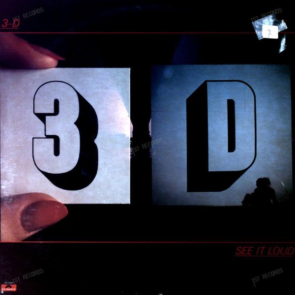 3-D - See It Loud LP 1980 (VG/VG)