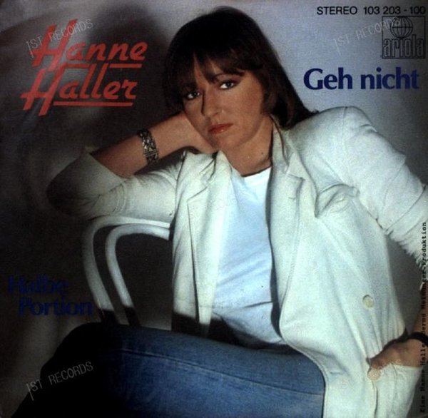 Hanne Haller - Geh Nicht 7in 1981 (VG+/VG+)