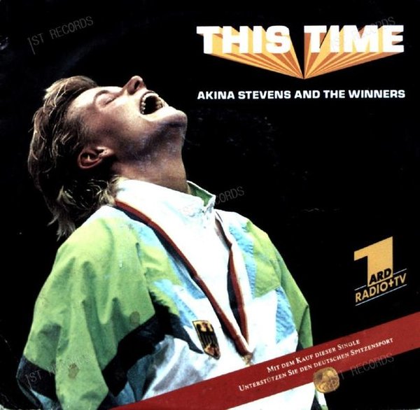 Akina Stevens And The Winners - This Time 7in 1989 (VG/VG)