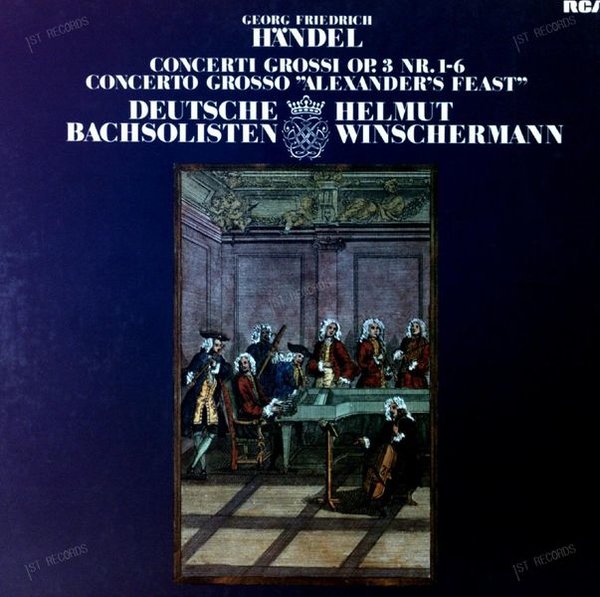 Georg Friedrich Händel - Concerti Grossi Op3 Nr.1-6 / Concerto GER 2LP 1979 (VG/VG)