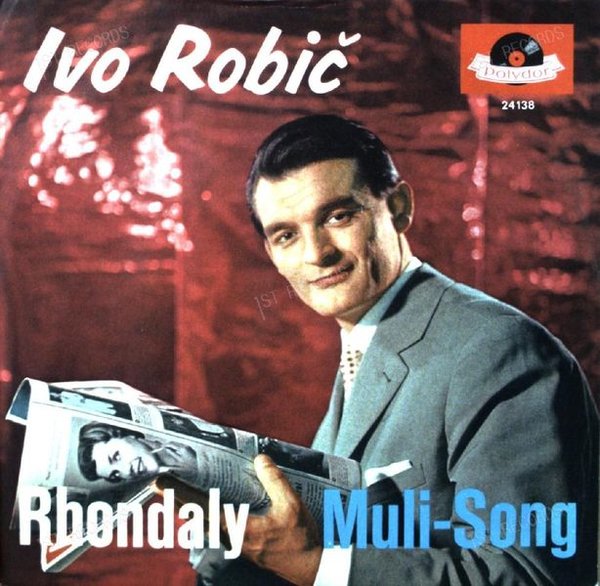 Ivo Robič - Rhondaly / Muli-Song 7in 1960 (VG+/VG+)