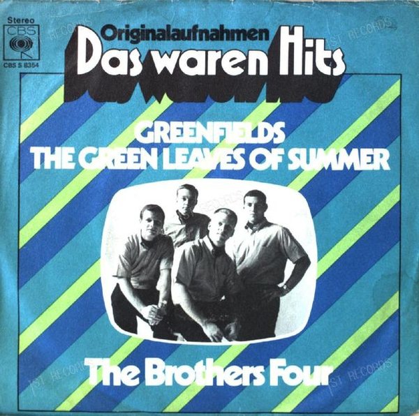 The Brothers Four - Greenfields 7in 1960 (VG/VG)