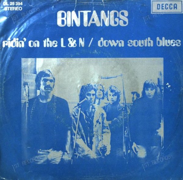 Bintangs - Ridin' On The L & N / Down South Blues 7in 1969 (VG/VG)