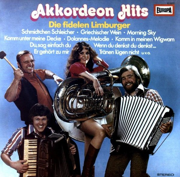 Die Fidelen Limburger - Akkordeon Hits LP 1976 (VG+/VG+)