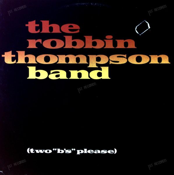 The Robbin Thompson Band - (Two "b's" Please) LP 1980 (VG+/VG)