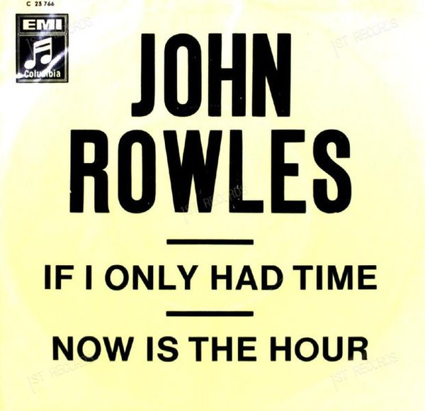 John Rowles - If I Only Had Time 7in 1968 (VG+/VG+)