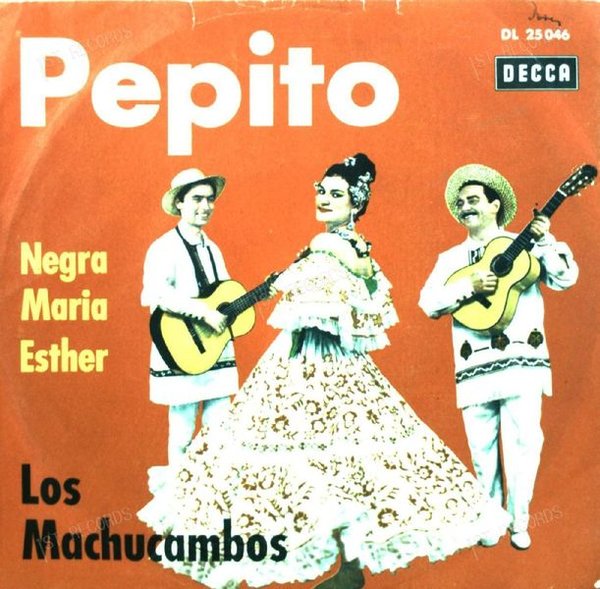 Los Machucambos - Pepito / Negra Maria Esther 7in 1961 (VG/VG)