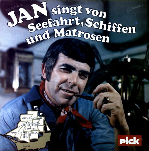 Jan Hiermeyer - Jan Singt Von Seefahrt, Schiffen Und Matrosen LP 1975 (VG+/VG+)