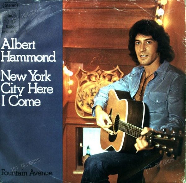 Albert Hammond - New York City Here I Come 7in 1974 (VG/VG)