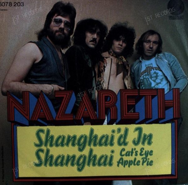 Nazareth - Shanghai'd In Shanghai 7in 1974 (VG/VG)