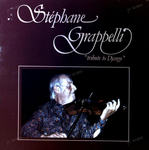 Stéphane Grappelli - Tribute To LP 1980 (VG/VG)