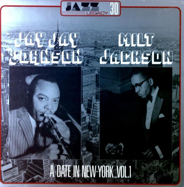 Jay Jay Johnson, Milt Jackson - A Date In New York Vol. 1 LP 1979 (VG+/VG+)