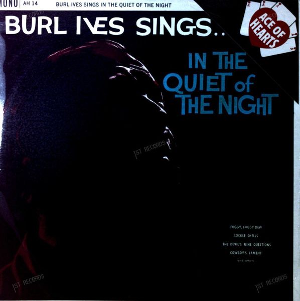 Burl Ives - Burl Ives Sings...In The Quiet Of The Night UK LP 1961 (VG+/VG+)