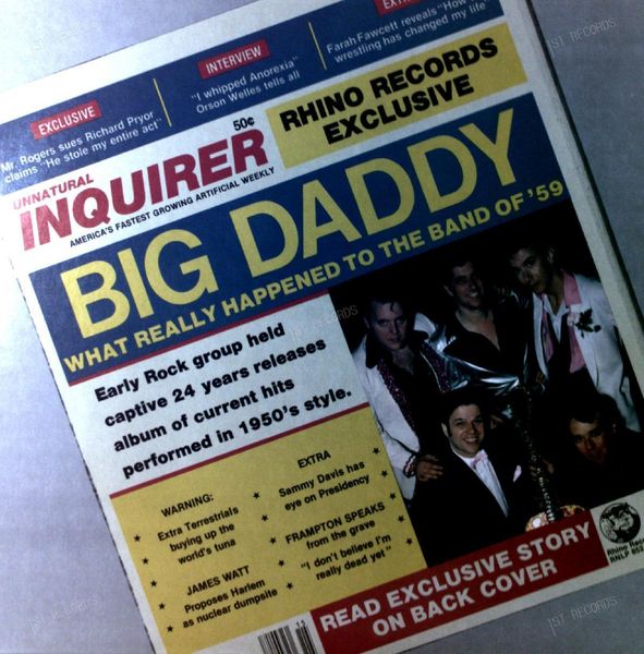 Big Daddy - Big Daddy. What Really Happened To The Band Of '59 LP 1983 (VG+/VG+)