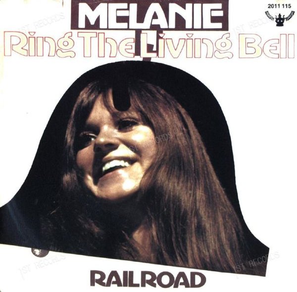 Melanie - Ring The Living Bell / Railroad 7in 1972 (VG/VG)
