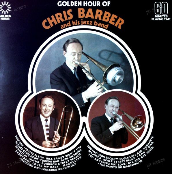 Chris Barber And His Jazz Band - Golden Hour Of Chris Barber LP 1974 (VG+/VG+)