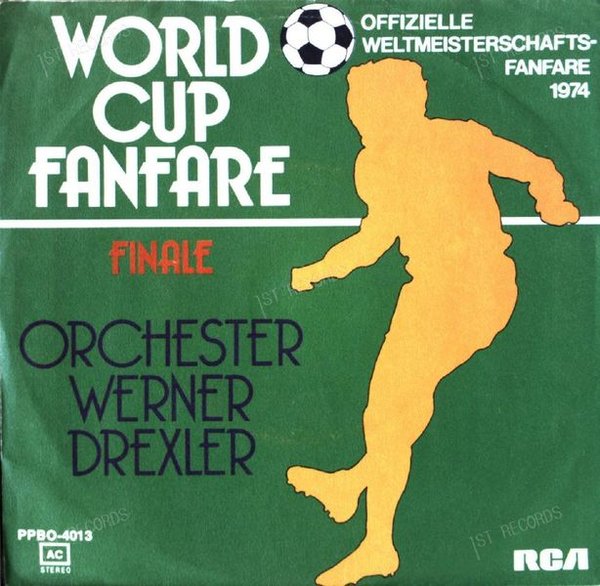 Orchester Werner Drexler - World Cup Fanfare 7in 1974 (VG+/VG+)