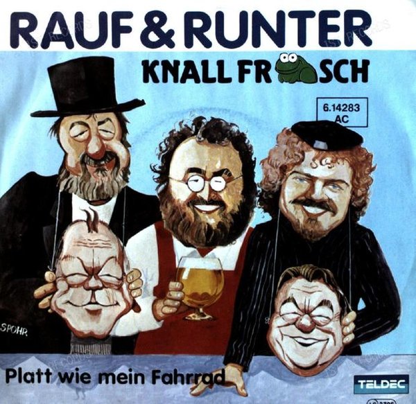 Knallfrosch - Rauf & Runter 7in 1984 (VG+/VG+)