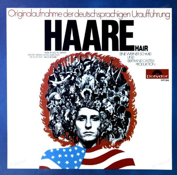 "Haare" Ensemble - Haare (Hair) - Die Deutsche Originalaufnahme LP (VG+/VG+)