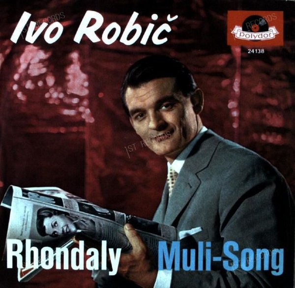 Ivo Robić - Rhondaly 7in 1959 (VG/VG)