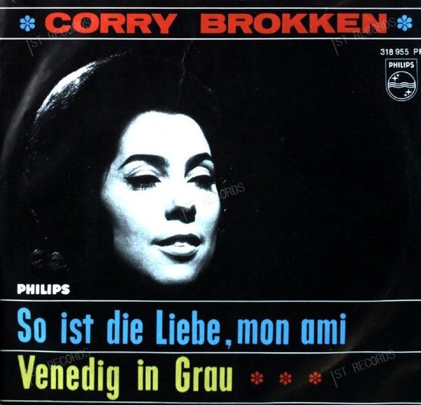 Corry Brokken - So Ist Die Liebe, Mon Ami / Venedig in Grau 7in 1965 (VG+/VG+)