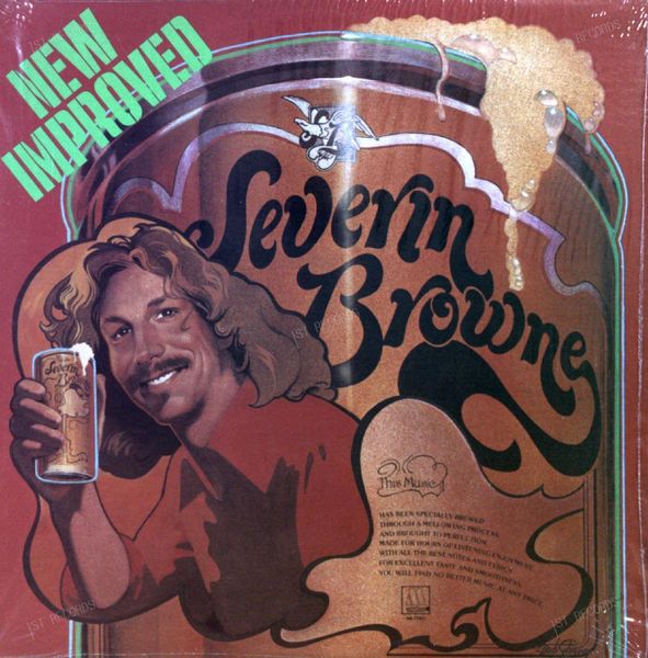 Severin Browne - New Improved Severin Browne LP 1974 (VG/VG)